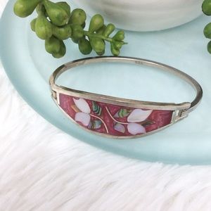 VTG ALPACA Abalone/Mother of Pearl Boho Bracelet